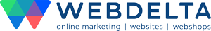 webdelta logo met tagline